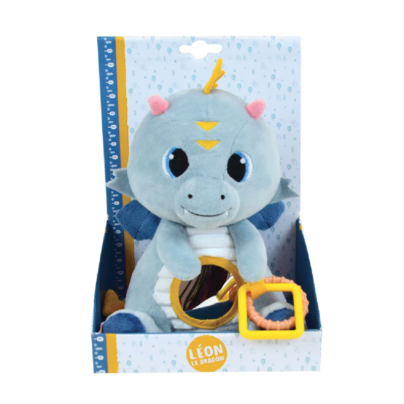  léon dragon peluche dactivité 30 cm 